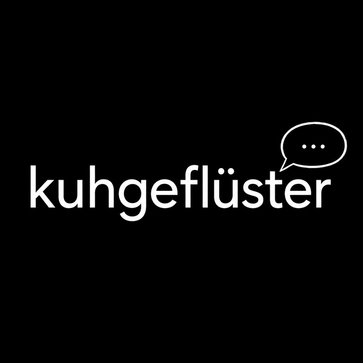 blindekuh: kuhgeflüster – Jeden ersten Mittwoch im Monat.